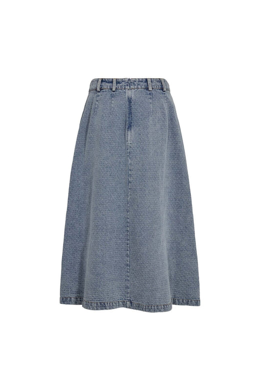 Co´Couture - Lovacc Anya Pleat Skirt 44028 - 552 - Denim Blue