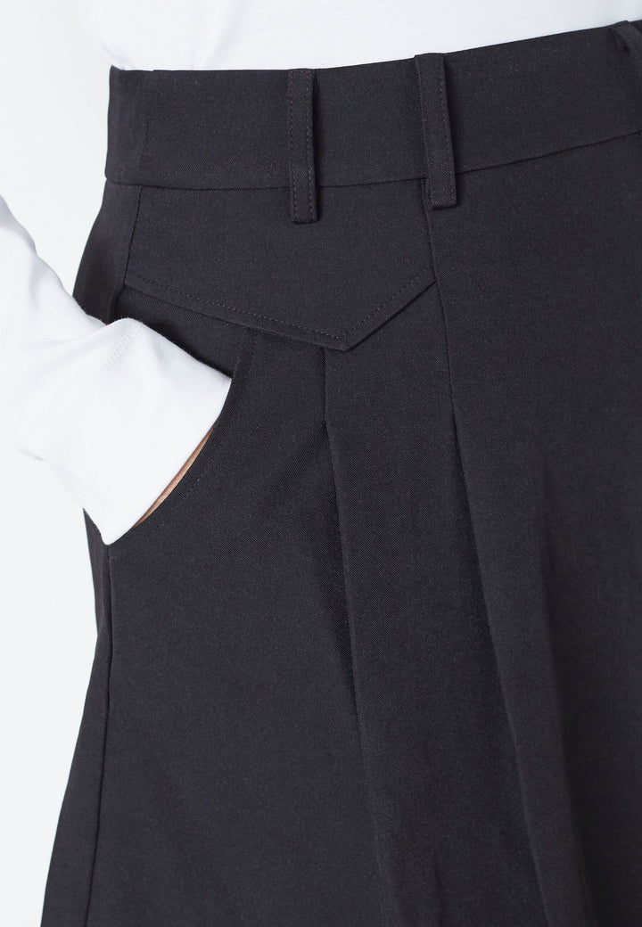 Co´Couture - Lunacc Pocket Pleat Mini Skirt 34223 - 96 - Black Nederdele 