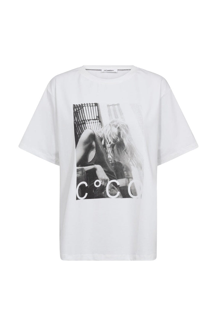 Co´Couture - Madinacc Oversize Tee 43001 - 4000 - White