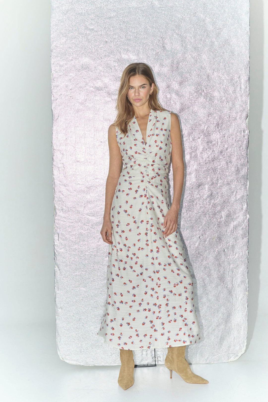 Co´Couture - Mariscc Flower Dress 46083 - 11 - Off White Kjoler 