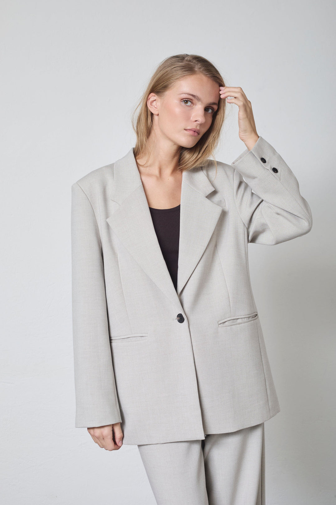 Co´Couture - Mavacc Power Blazer 40028 - 199 - Bone Blazere 