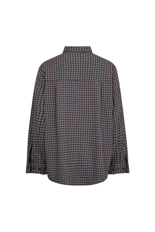Co´Couture - Odemcc Check Cuff Shirt 500262 - 20003 - Dark Brown