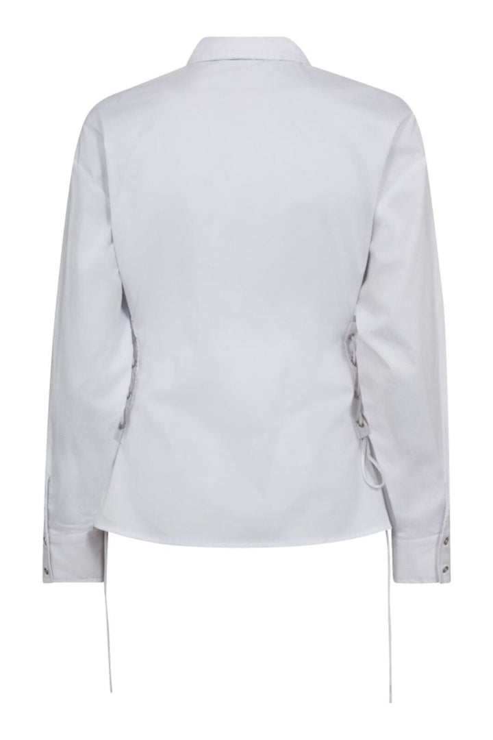 Co´Couture - Poppycc Eyelet Tie Shirt 35180 - 4000 - White
