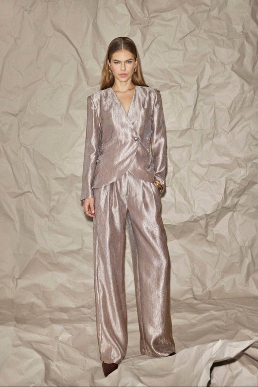 Co´Couture - Ringocc Pleat Pant 41218 - 320 - Bisquit Bukser 