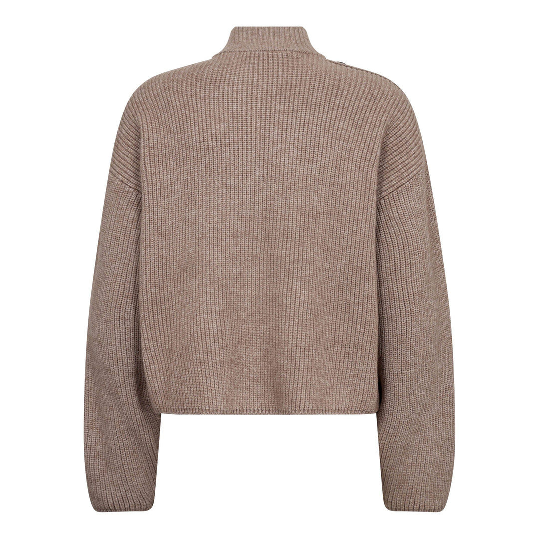 Co´Couture - Rowcc Utility Cardigan 500123 - 20014 - Mink Cardigans 