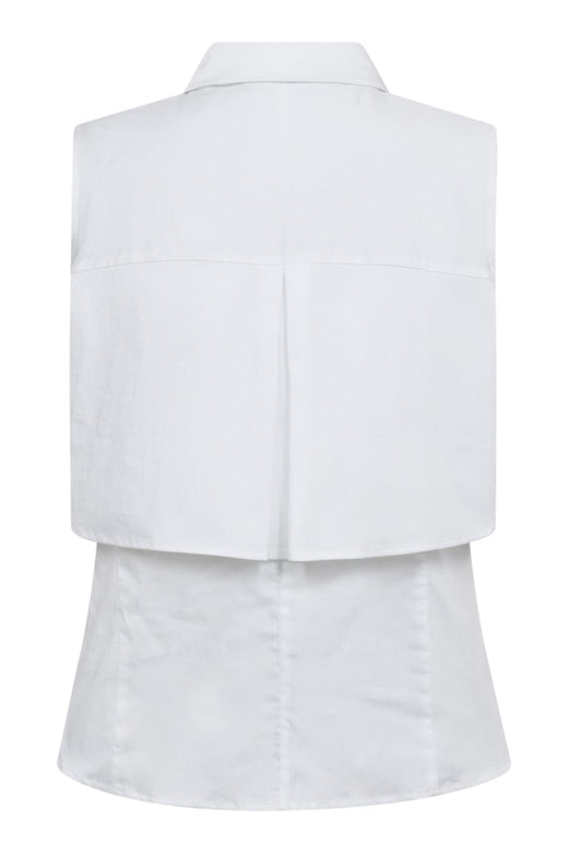 Co´Couture - Sannacc Double Layer Top 35840 - 4000 - White