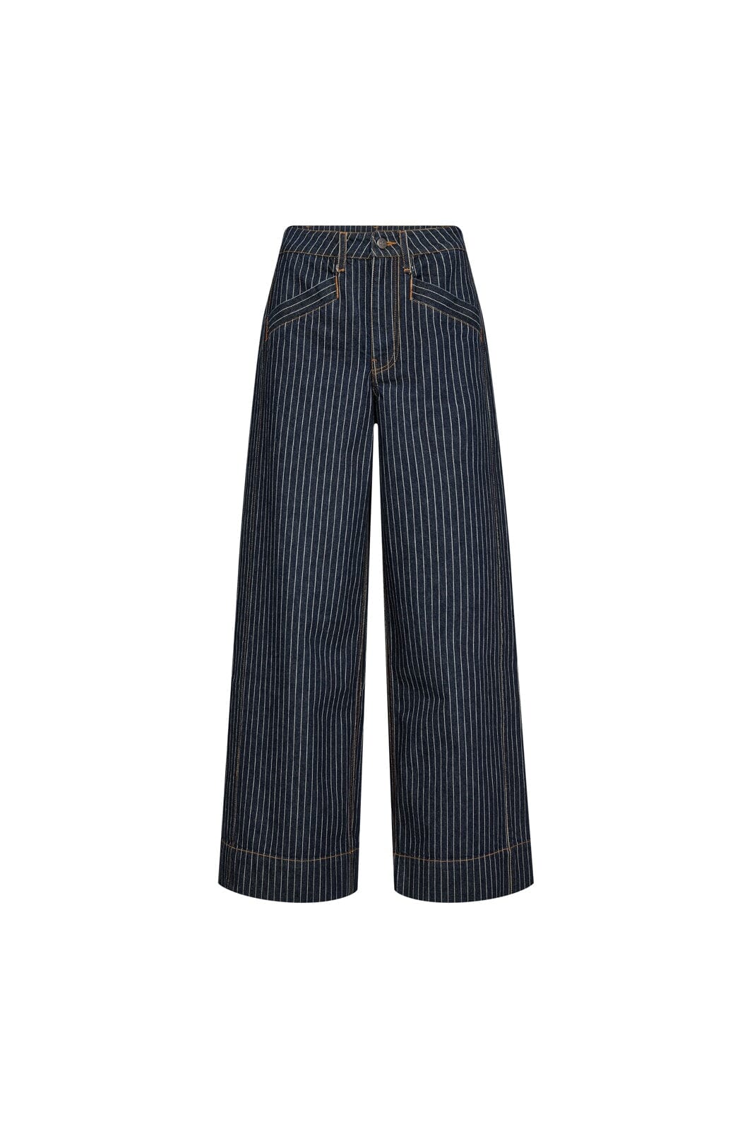 Co´Couture - Siggacc Stripe Pant 500039 - 45001 - Denim Blue