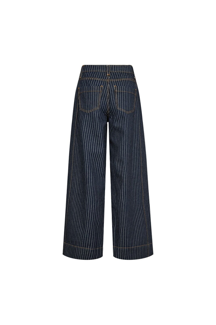 Co´Couture - Siggacc Stripe Pant 500039 - 45001 - Denim Blue