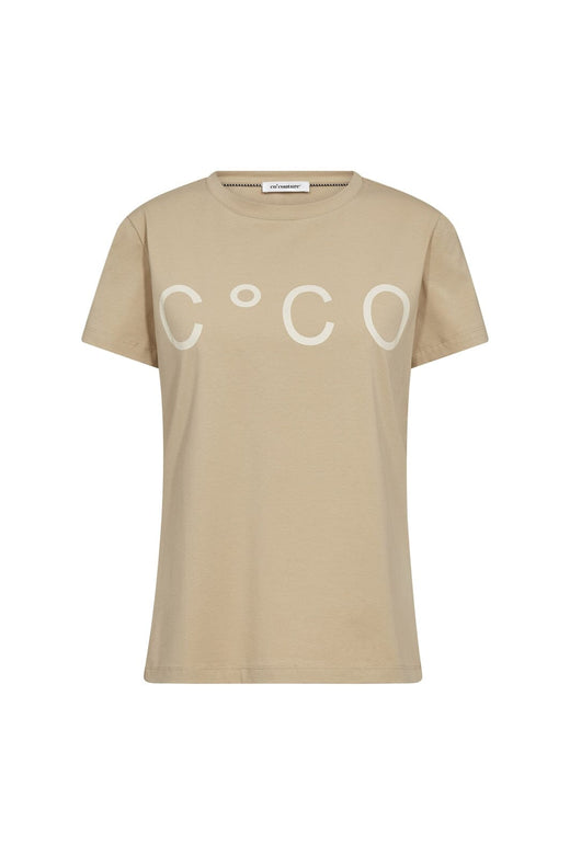 Co´Couture - Signaturecc New Tee 33200 - 320 - Bisquit