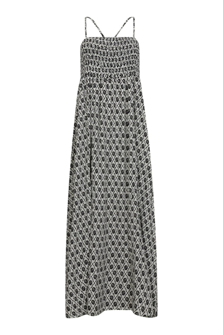 Co´Couture - Sofiacc Smock Strap Dress 36484 - 1196 - Offwhite-Black