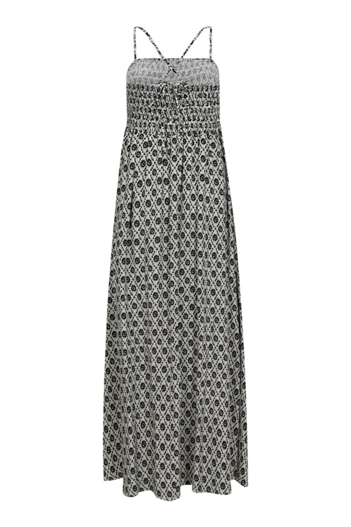 Co´Couture - Sofiacc Smock Strap Dress 36484 - 1196 - Offwhite-Black
