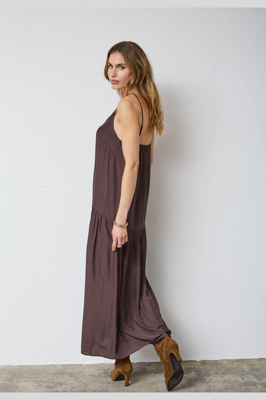 Co´Couture - Sunrisecc Block Strap Dress 46102 - 145 - Dark Brown