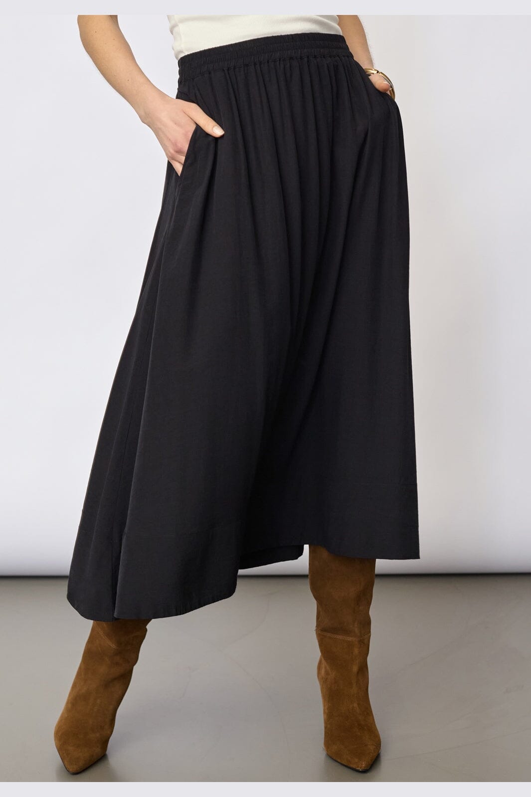 Co´Couture - Sunrisecc Skirt 44038 - 96 - Black