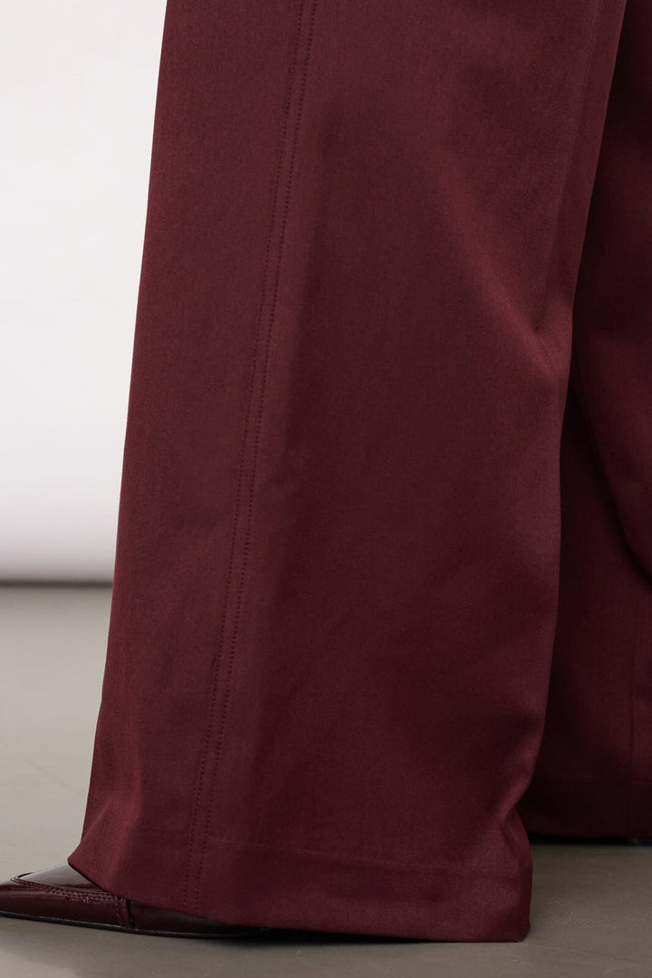 Co´Couture - Terrycc Pant 500365 - 30005 - Wine Red