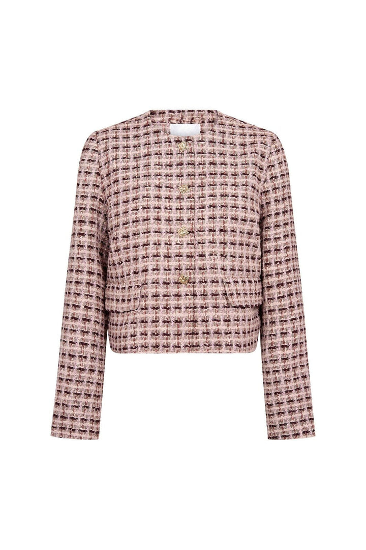 Co´Couture - Tikacc Boucle Jacket 500361 - 35007 - Dusty Rose