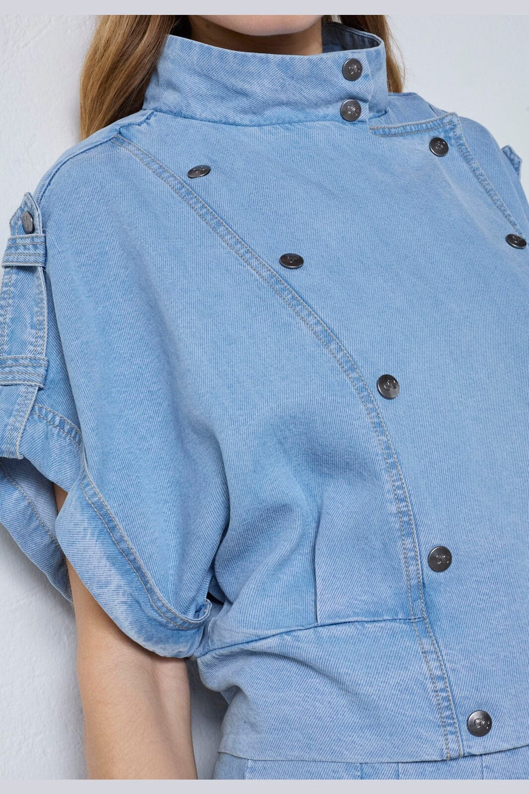 Co´Couture - Tillycc Vest 40050 - 114 - Fade Denim