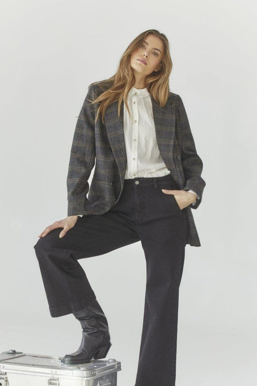 Co´Couture - Valeriecc Blazer Jacket 30353 - 140 - Dark Grey Blazere 