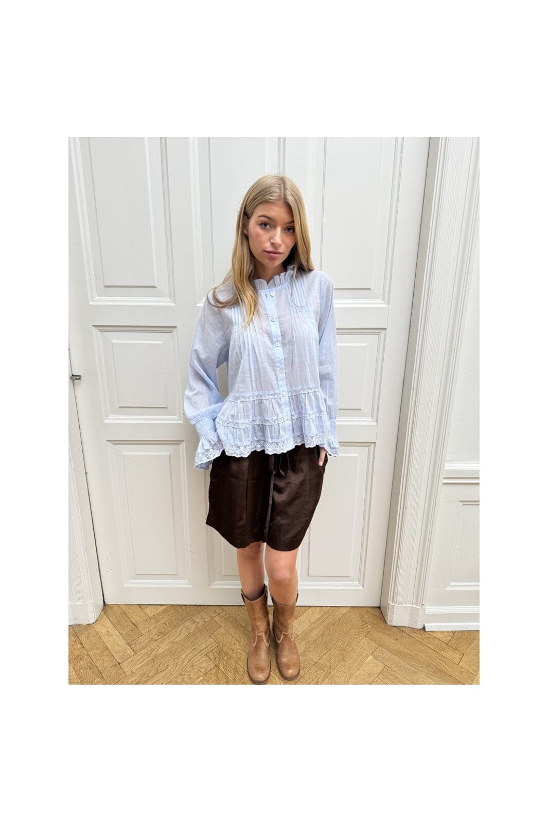 Continue - Audrey Long Sleve 15157 - Light Blue