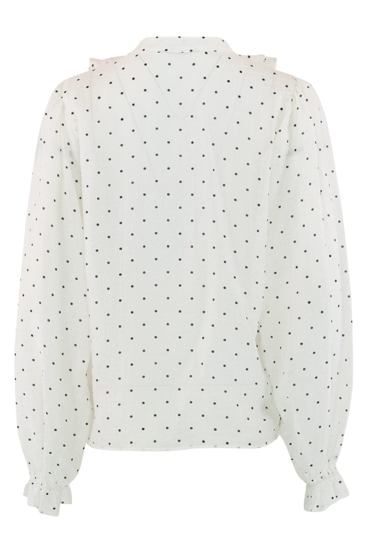 Continue - Frida Dot 14958 - White W Black Dot