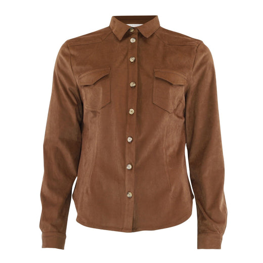 Continue - Ronja Suede 15031 - Cognac Bluser 