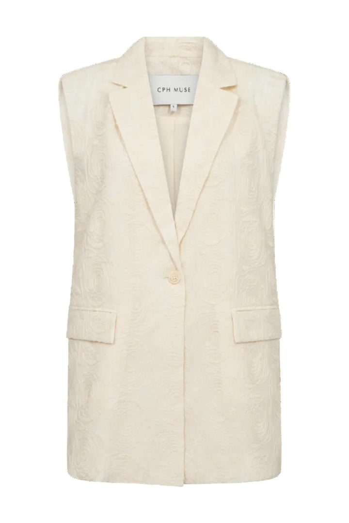 Copenhagen Muse - Cmbloomie-waistcoat 207860 - 9047 Angora Veste 