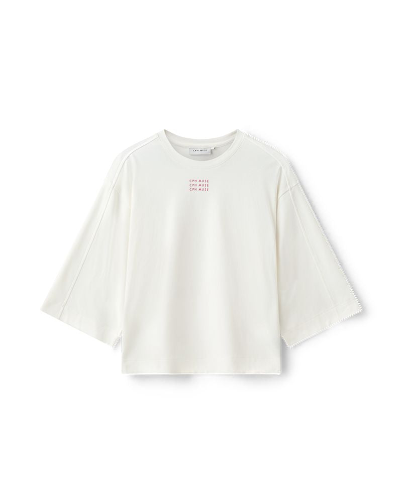 Copenhagen Muse - Cmmuse-tee 207248 - 1036 Jet Stream W, Goji Berry T-shirts 