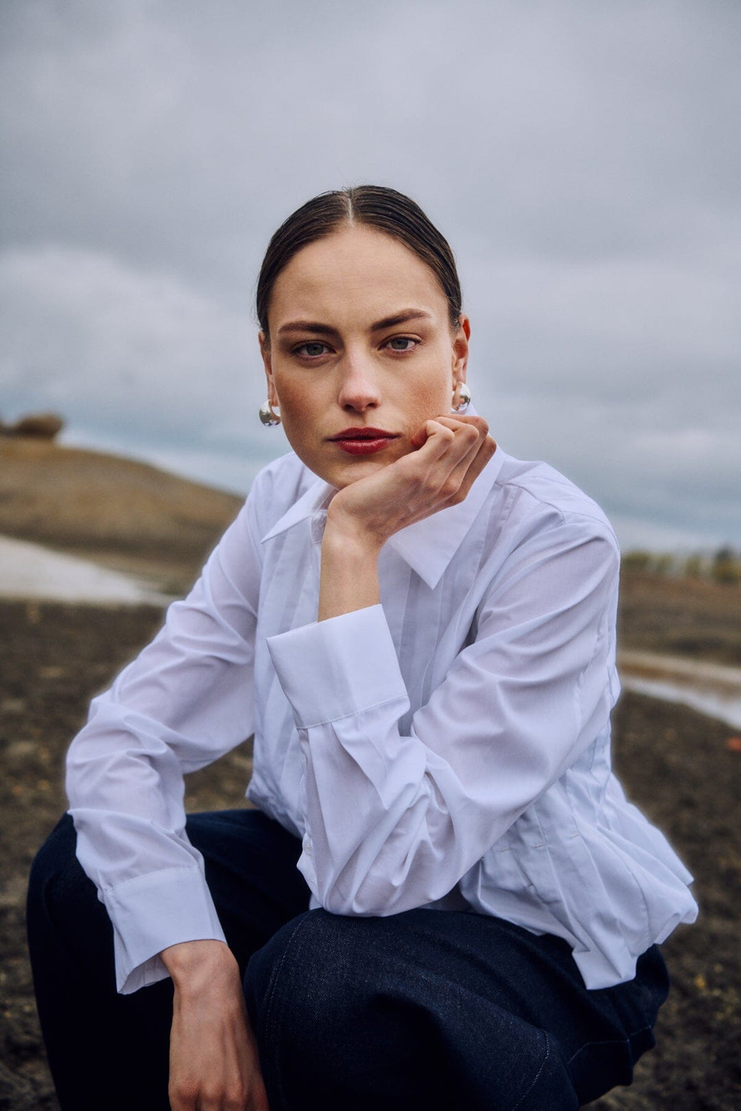 Copenhagen Muse - Cmpleat-shirt 211941 - 1010 Bright White Skjorter 