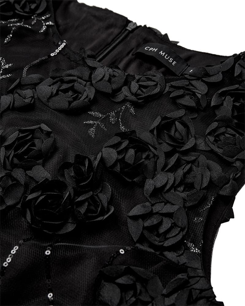 Copenhagen Muse - Cmrosaly-blouse 206503 - 1000 Black Toppe 