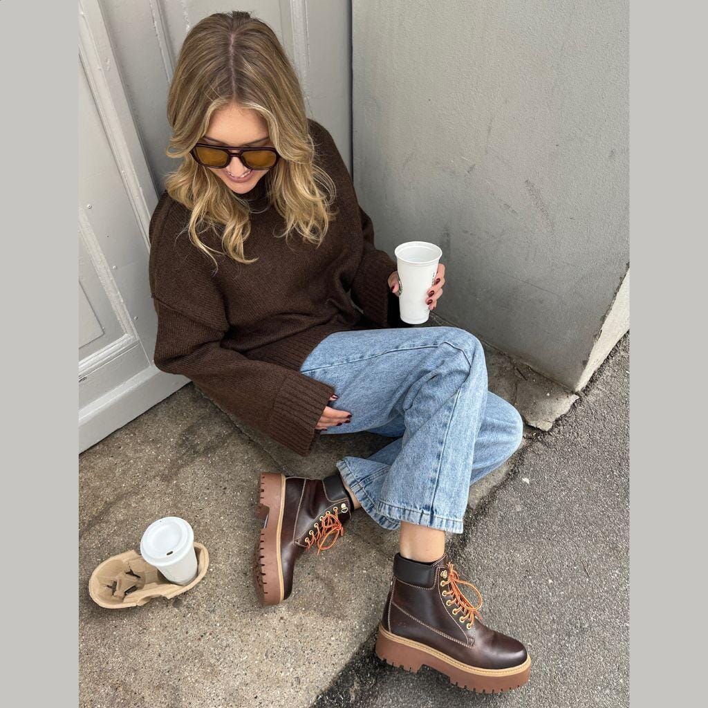 Copenhagen Shoes - Csthe Hike And Me CS8675 - 0012 - Brown Støvler 