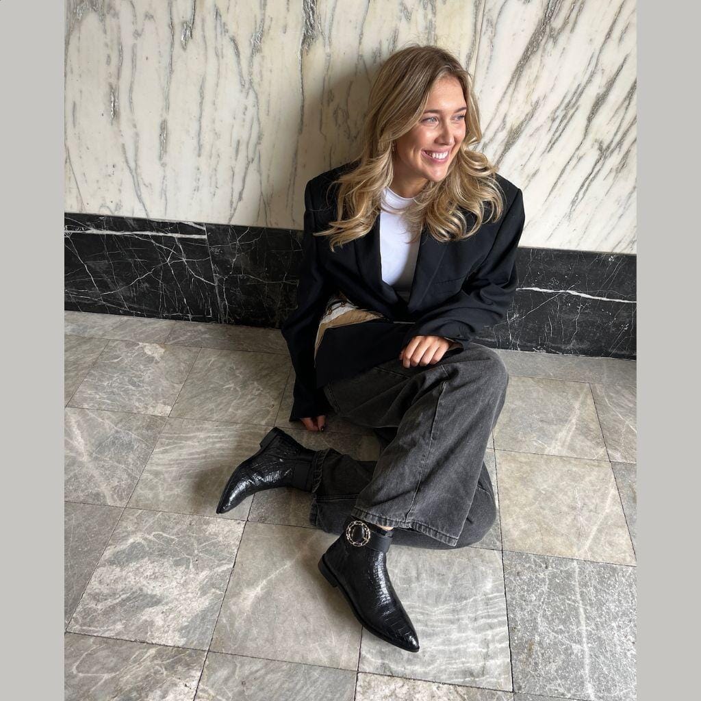 Copenhagen Shoes - Csthe Rich One CS8761 - 2240 - Black Cr Støvler 