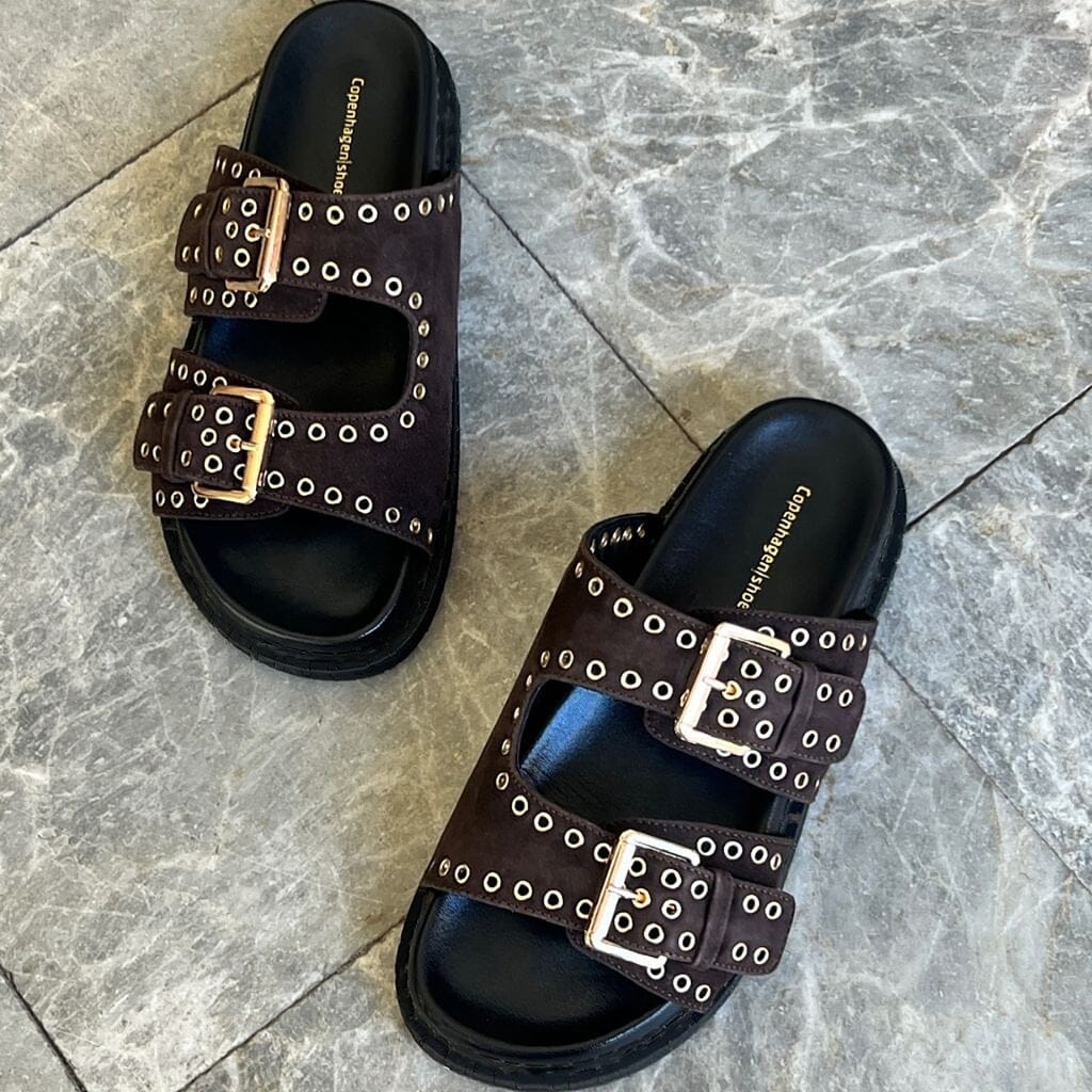 Copenhagen Shoes - Hope CS8920 - 004 - Dark Brown Sandaler 