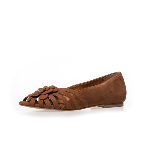 Copenhagen Shoes - La Femme CS8877 - 0241 - Cognac Ballerinaer 