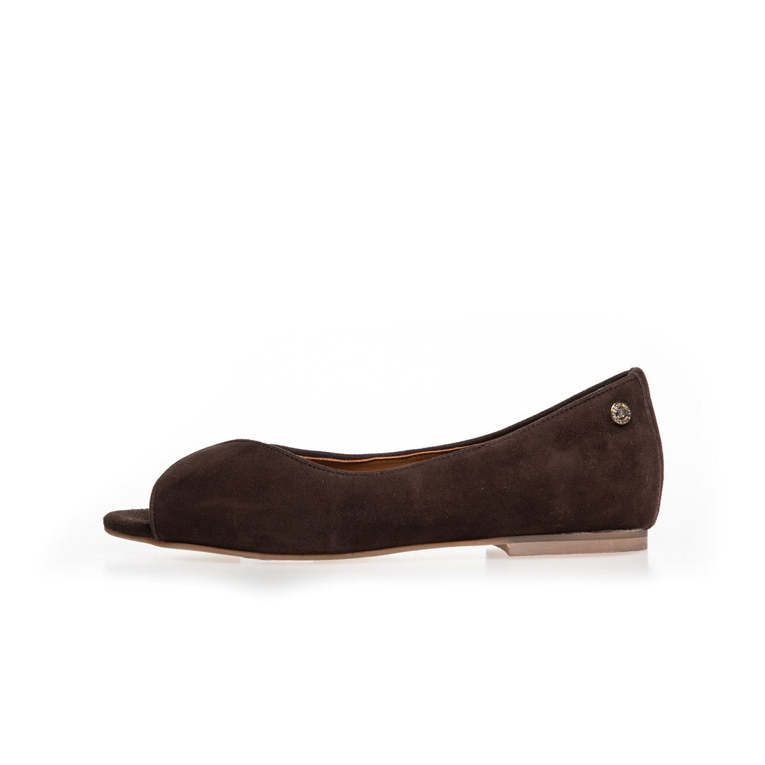 Copenhagen Shoes - Like A Melody Plain CS9008 - 004 - Dark Brown Ballerinaer 