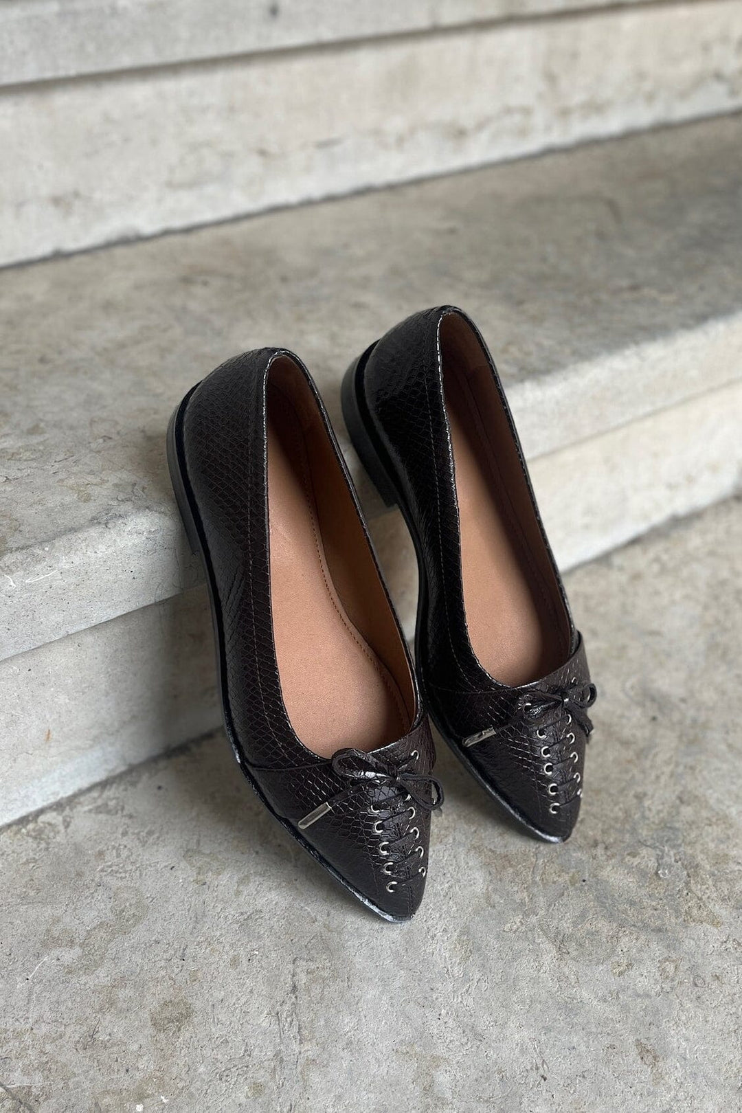 Copenhagen Shoes - My Paris CS8928 - 004 - Dark Brown Ballerinaer 