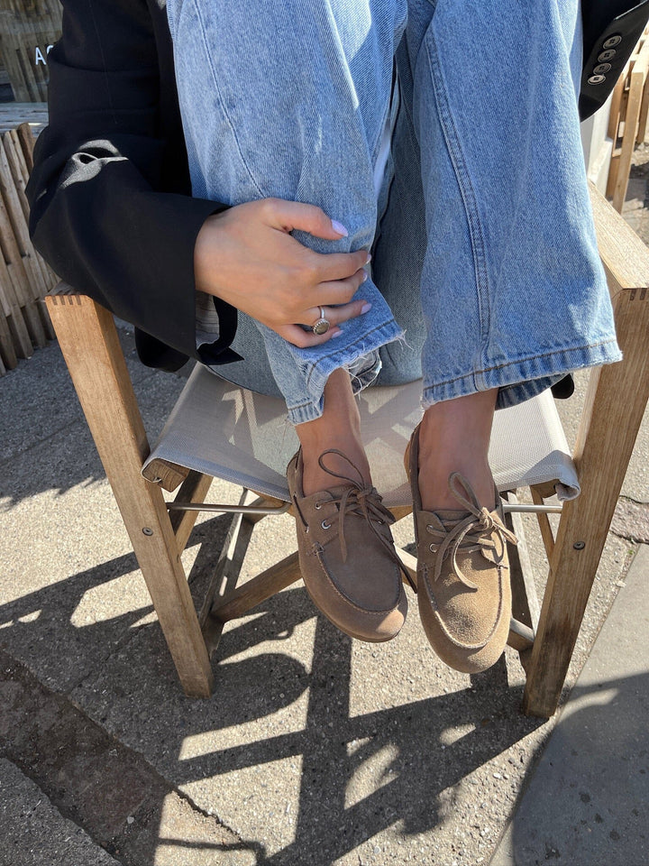 Copenhagen Shoes - Savannah Suede CS8631 - 0301 - Biscuit Loafers 