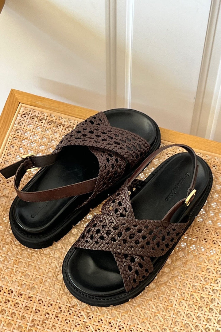 Copenhagen Shoes - Summertime F. CS9083 - 0018 - Dk Brown Sandaler 