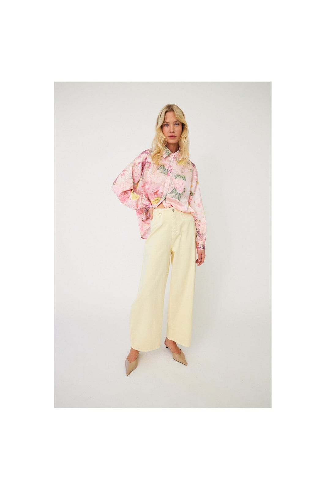 Cras - Ada Pants C682 - Lemon Icing