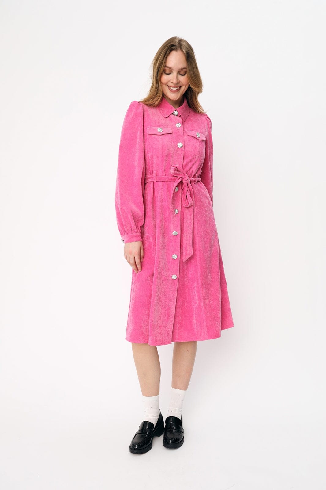 Cras - Celine Dress C1709 - 4010 - 4010 Carmine Rose