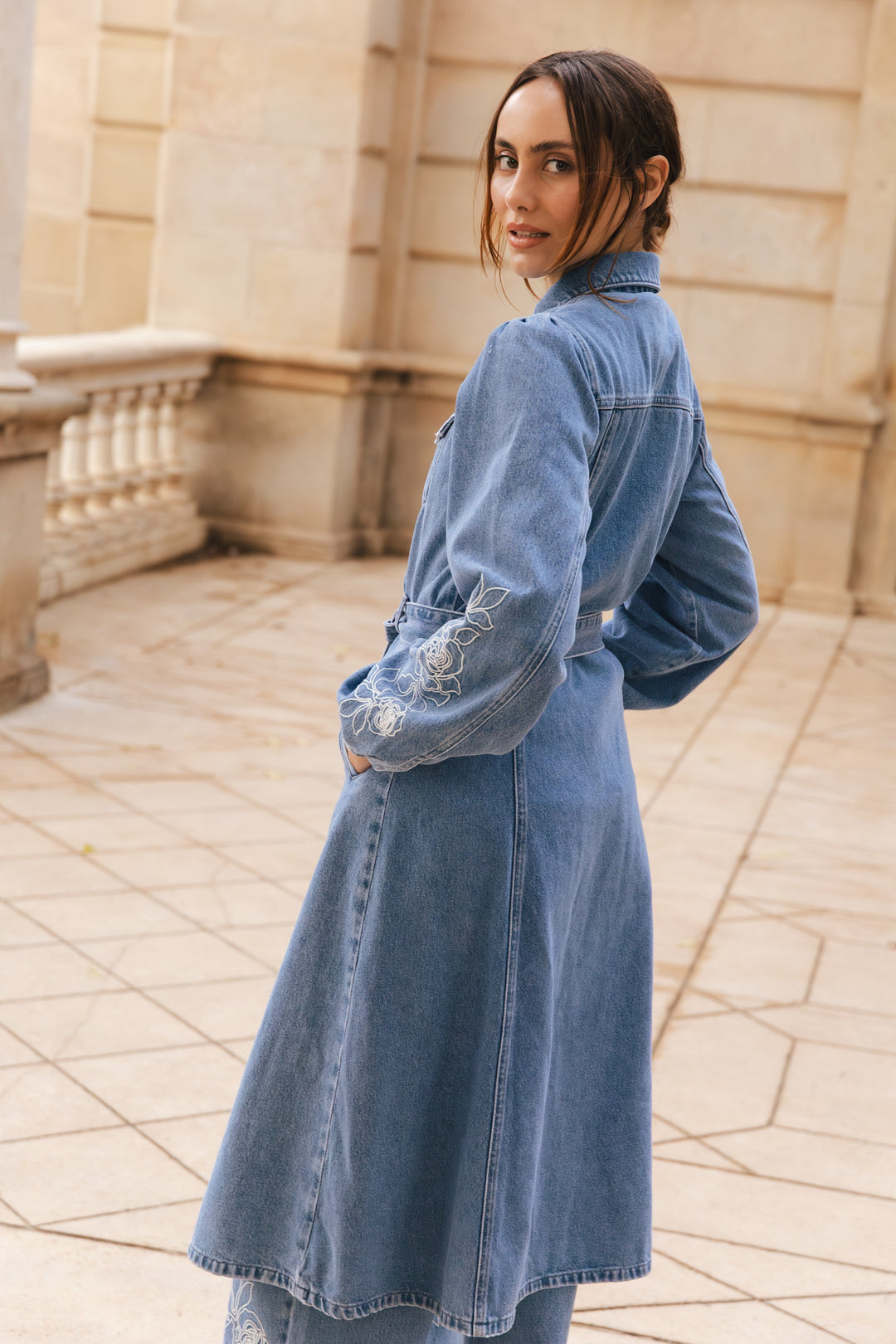 Cras - Celine Dress C654 - 7035 - 7035 Medium Blue Kjoler 