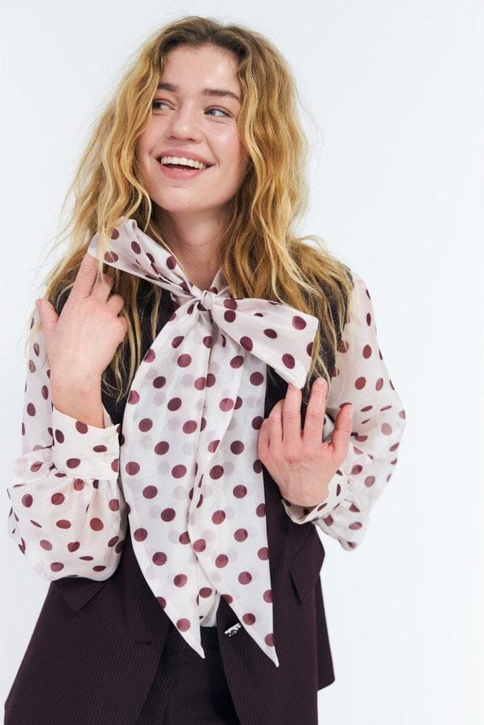 Cras - Ethel Shirt C607 - Grape Dot