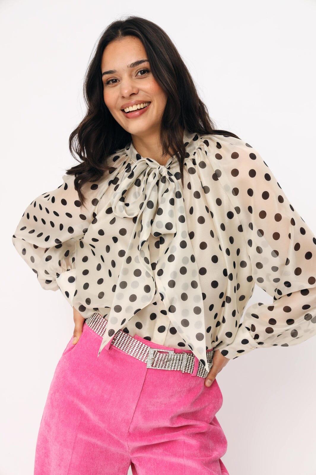 Cras - Ethel Shirt C799 - 8032 - 8032 Black Dot