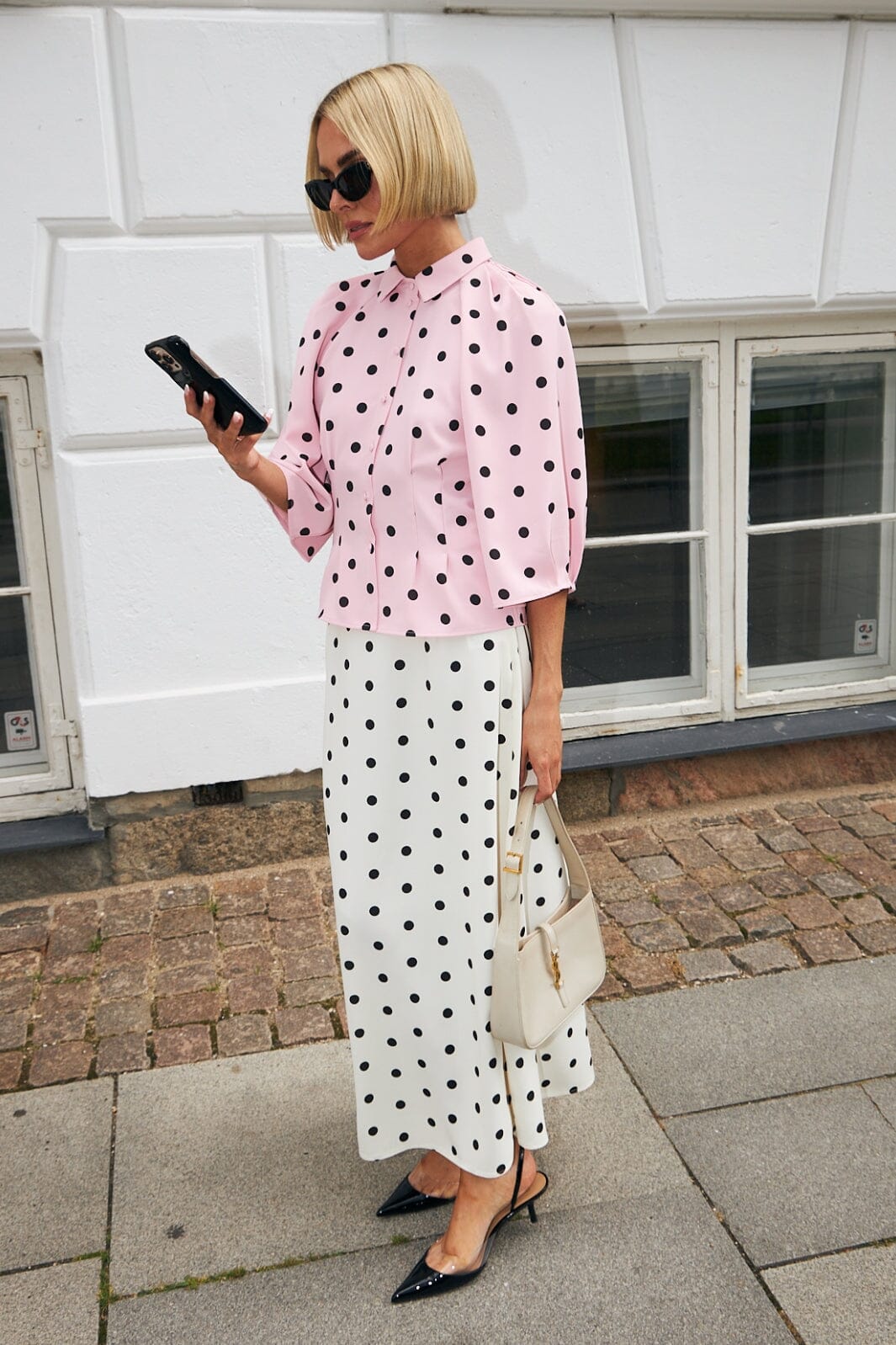 Cras - Joselle Shirt CE1042 - 8142 - 8142 Orchid Pink Polka