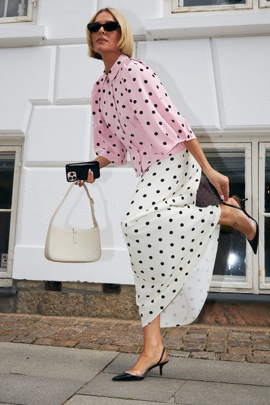 Cras - Joselle Shirt CE1042 - 8142 - 8142 Orchid Pink Polka