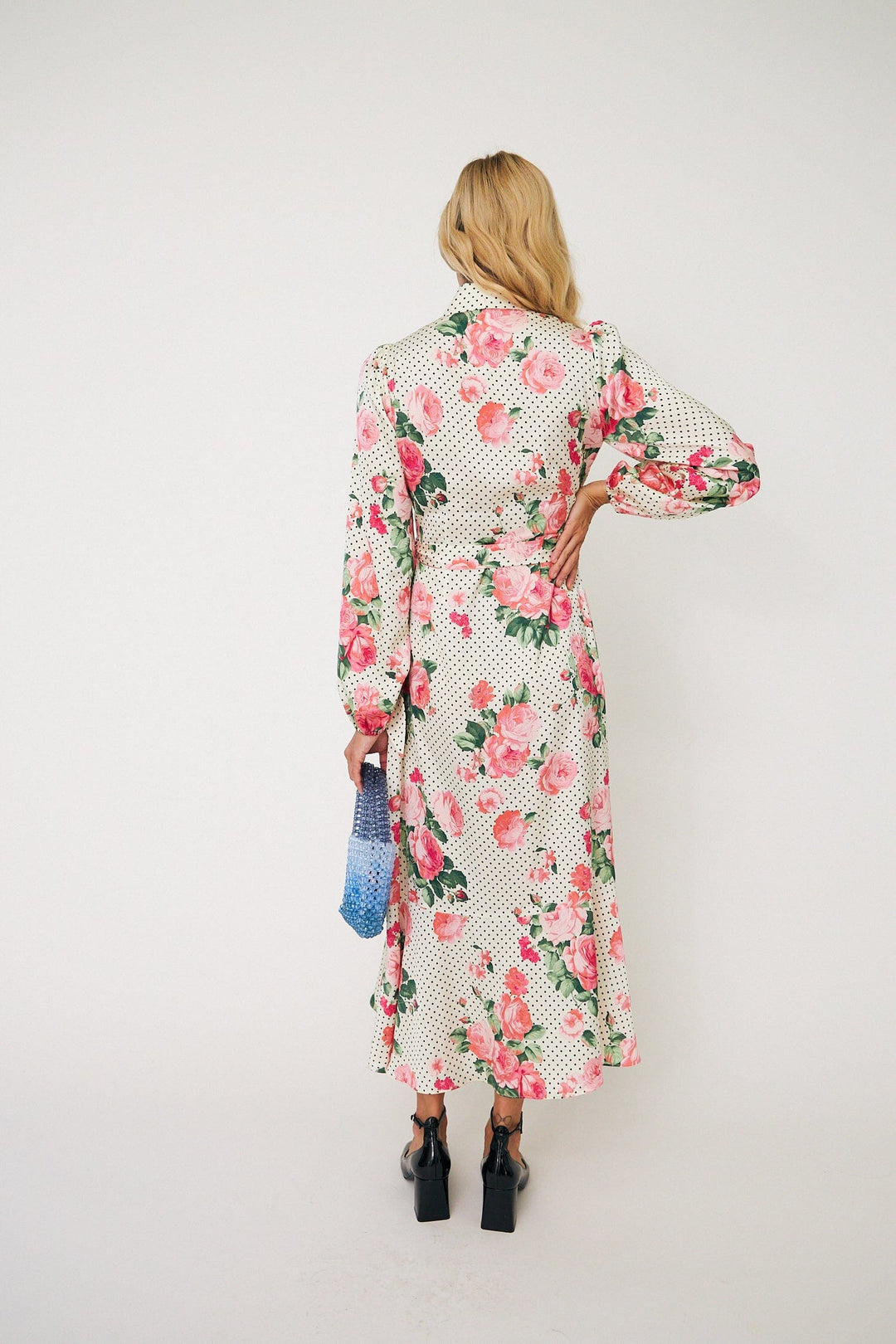 Cras - Lara Dress C489 - Polka Rose Kjoler 