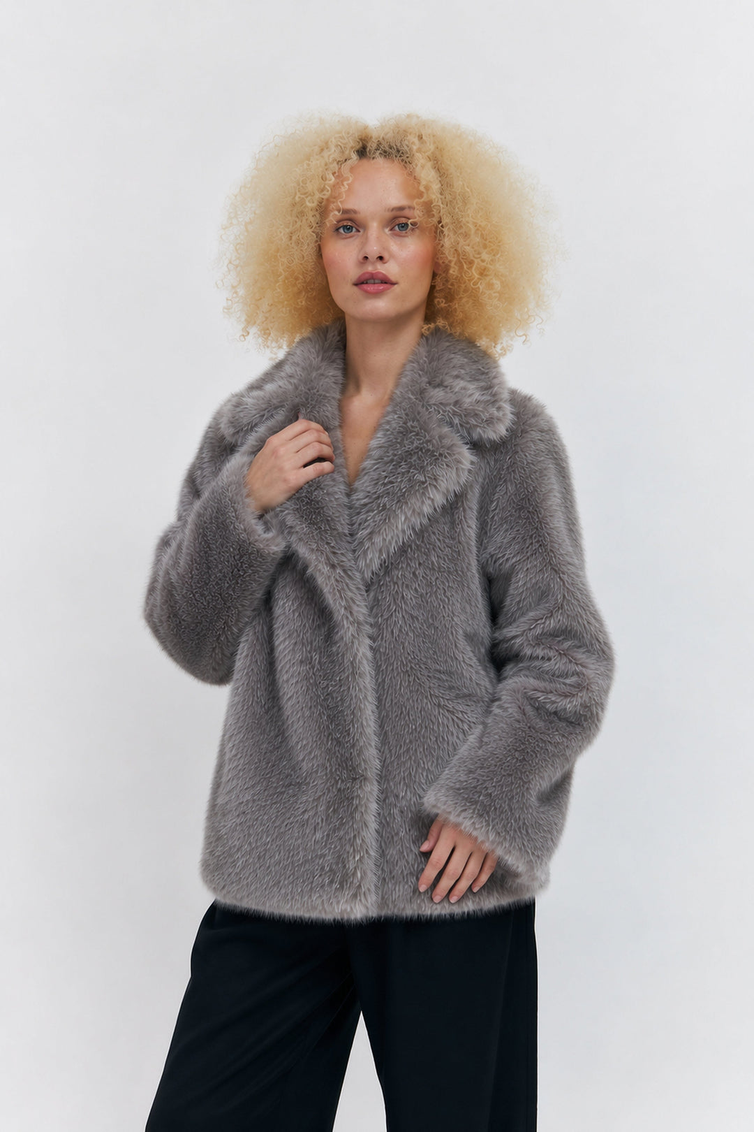 Cras - Lyla Jacket C2402017 - 9003 - 9003 Grey Melange Jakker 