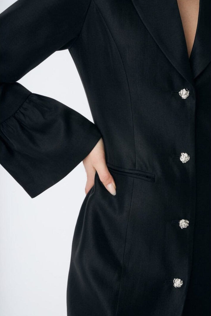 Cras - Nolina Blazer Dress C582 - 9999 Black Kjoler 