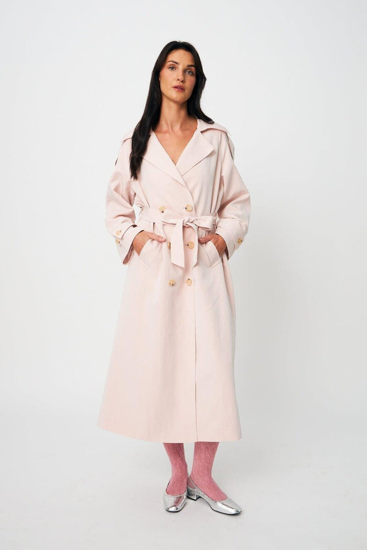 Cras - Sprii Trench Coat C646 - 4051 - 4051 Orchid Pink Frakker 