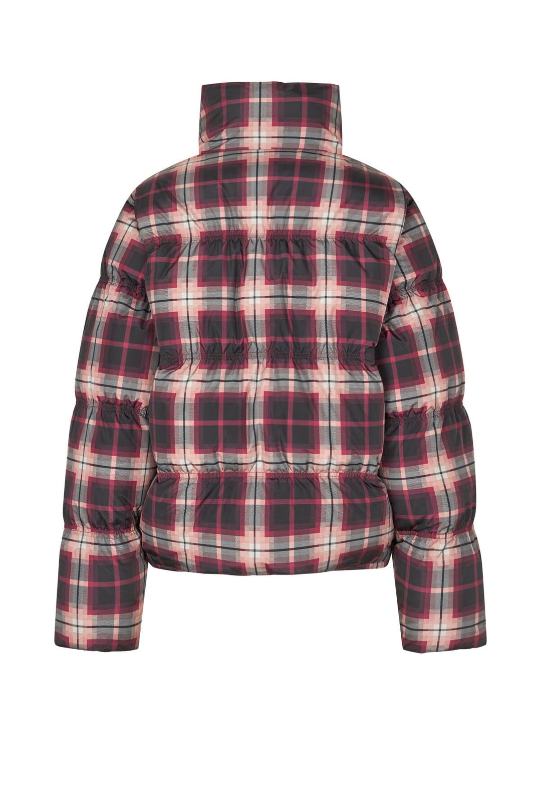 Cras - Valencia Puffer Jacket C387 - Bordeaux Check Jakker 