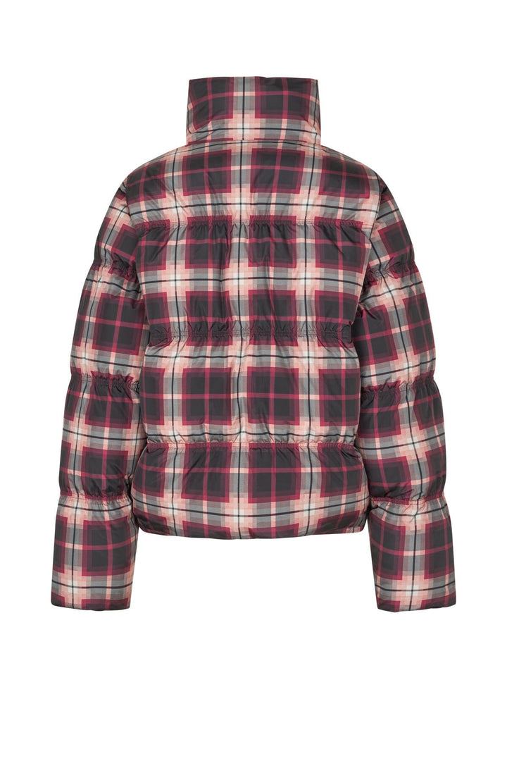 Cras - Valencia Puffer Jacket C387 - Bordeaux Check Jakker 