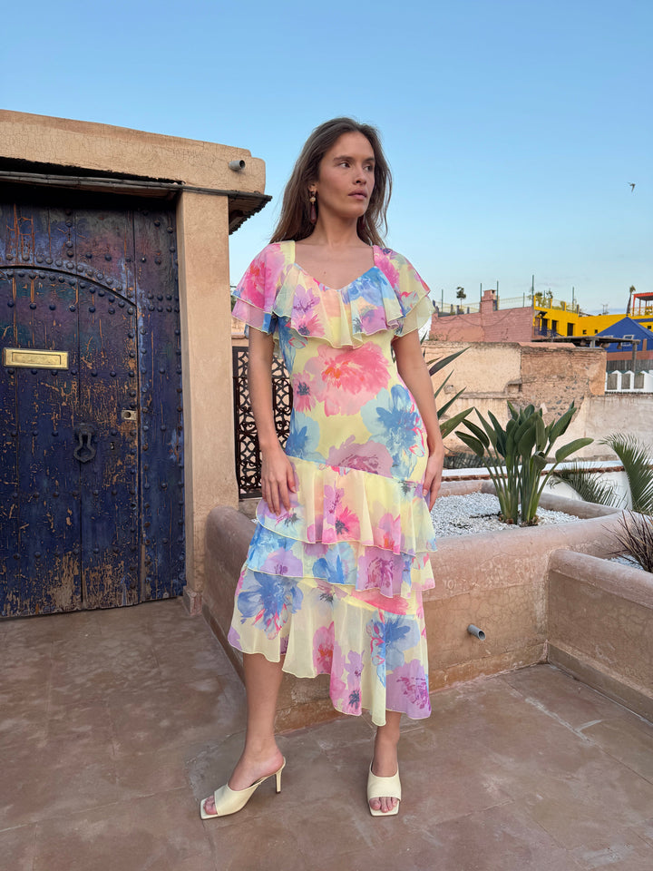 Cras x Molly&My - Marlow Dress C659 - Pale Peony Yellow Kjoler 